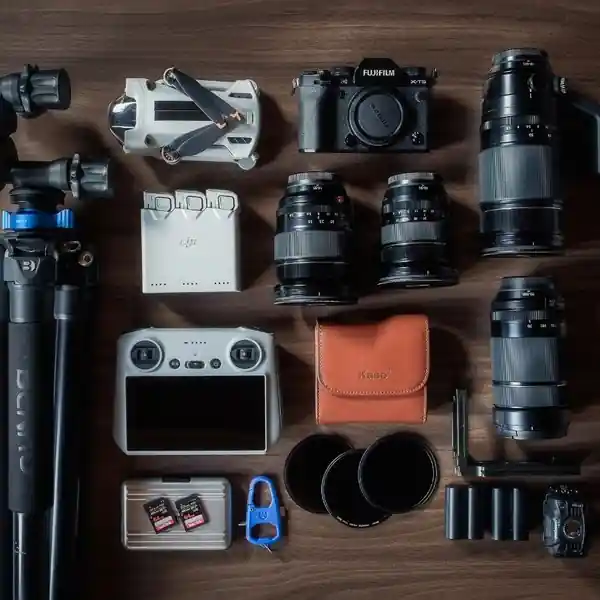 Camping gear checklist and equipment